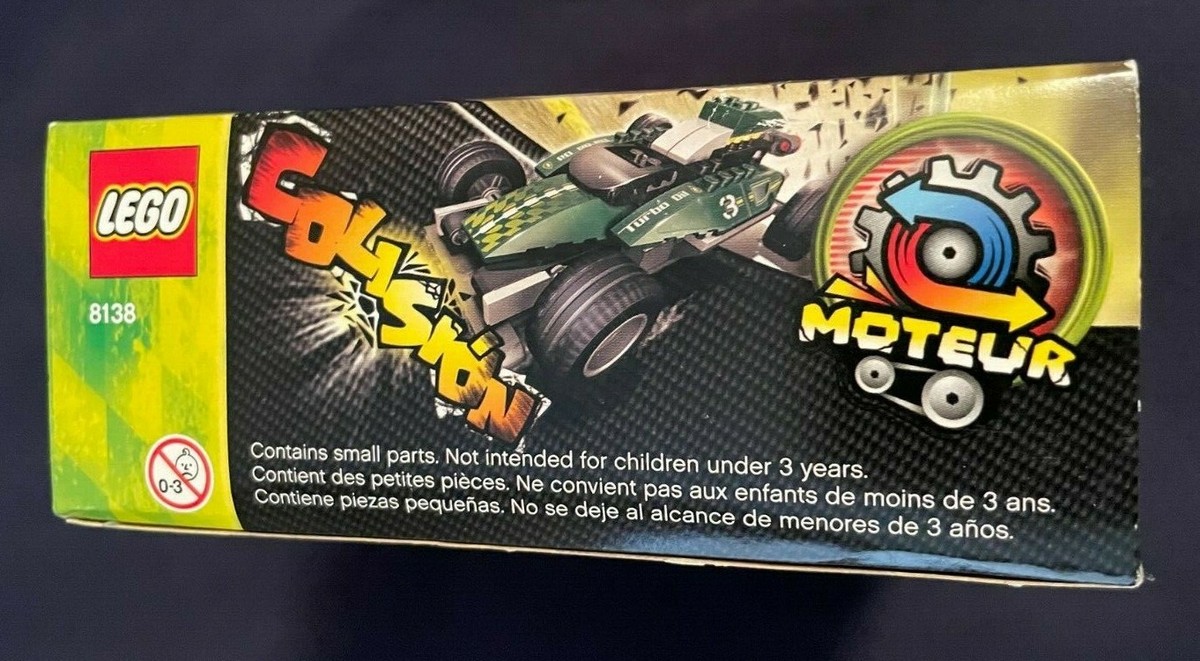 Lego Racers Pull-Back Motor Phantom Crasher 8138 - NIB