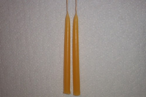 PENNSYLVANIA AMISH HAND DIPPED 7" MINI CANDLES SPICE unsented - Bild 2 von 2
