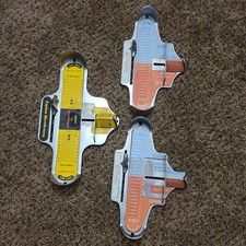 Vintage Metal Payless Shoe Store Sizer Brannock Device Measuring LOT OF 3