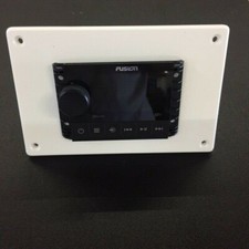 Fusion MS-SRX 400 Radio panel white Backing Plate covers larger hole NO RADIO 