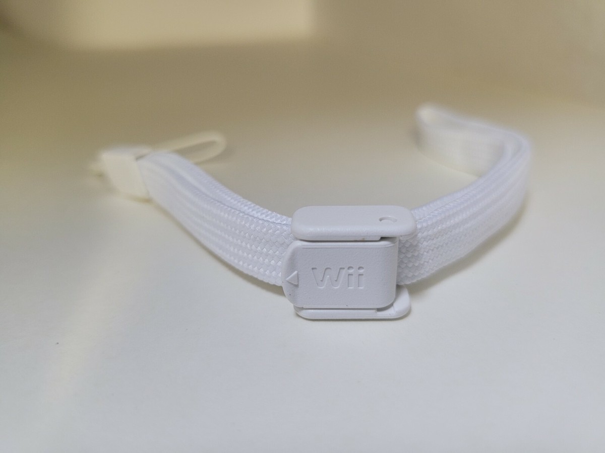 wiiです NEW WHITE Official Genuine OEM Nintendo Wii Remote Wrist