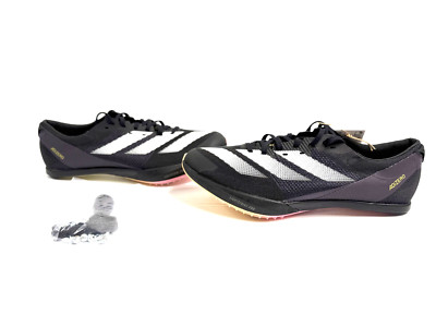 Adidas Adizero Finesse Track Spikes Black White Pink Men s Size 9.5  IF1151