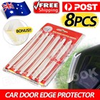 <!--F#f_0-->8PCS Clear Car Side Door Edge Defender Protector Trim Guard Protection Strip<!--F/-->
