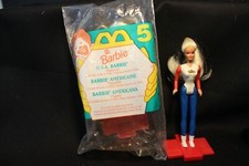 McDonalds Happy Meal Toy: U.S.A. BARBIE Figurine 5 Cake Topper 