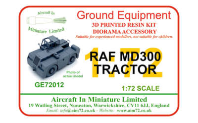 AIM - Ground Equipment GE72012 1:72 RAF MD300 Traktor 3d-gedruckt