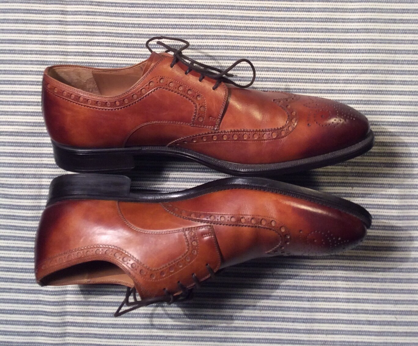 Magnanni Hampton Wingtip Oxford Black 