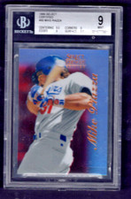 1996 SELECT CERTIFIED MIRROR RED #30 MIKE PIAZZA DODGERS SP 1/90 BGS 9 MINT