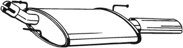 BOSAL 154-327 End Silencer for FORD