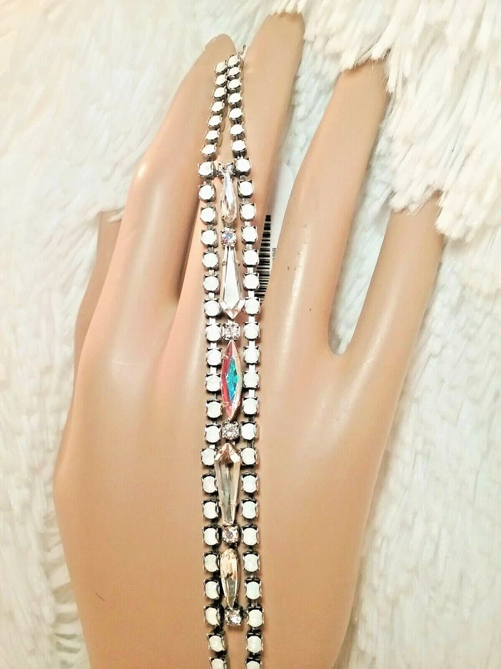 *NUEVO* Y *RETIRADO* ~ SorrelliI ~ "NOVIA BLANCA" ~ Multi-Corte ~ Pulsera Foto 4 de 4