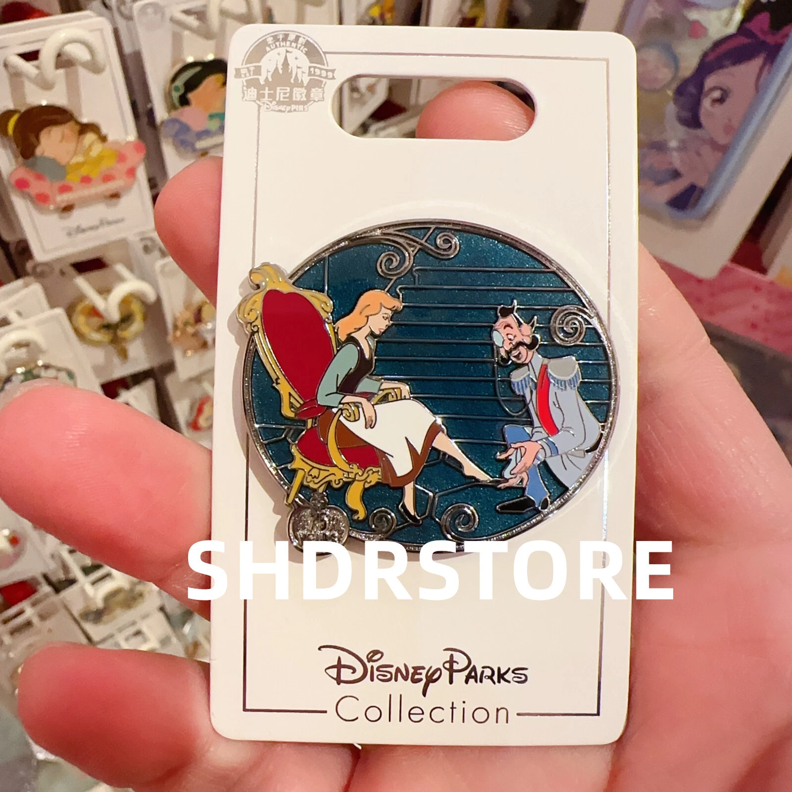 Disney pin authentic Cinderella shanghai disneyland