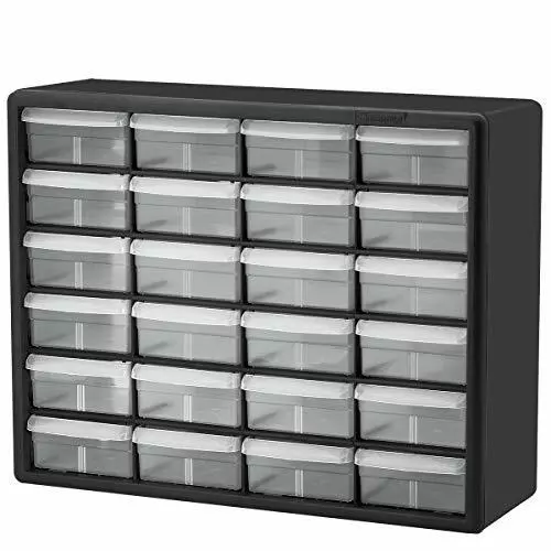 Small Parts Storage Cabinet Drawer Organizer Box Bin Craft 24