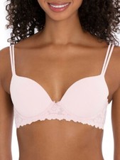 No Boundaries NoBo Floral Lace T-Shirt Bra Converts to Racerback