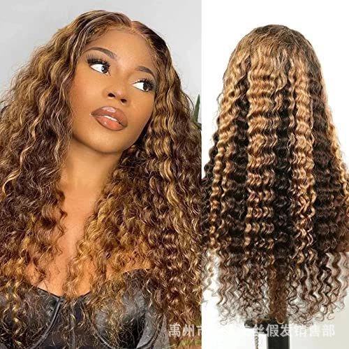 Blonde deep best sale wave hair extensions