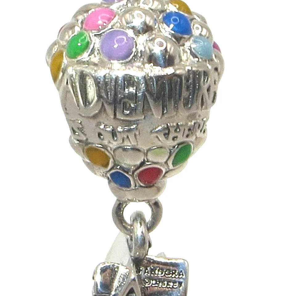Pandora Disney Up Casa y Globos Esmalte y SS .925 Cuelga Dije 798962CO1 Foto 3 de 4