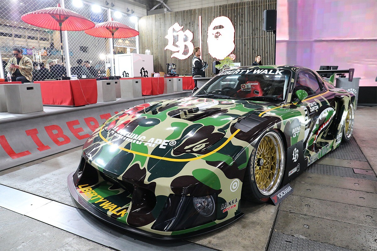 Tokyo Auto Salon 2025 Limited Edition Liberty walk LBWK Bape Tokyo Auto Salon 2025 Limited Edition Liberty walk LBWK Bape