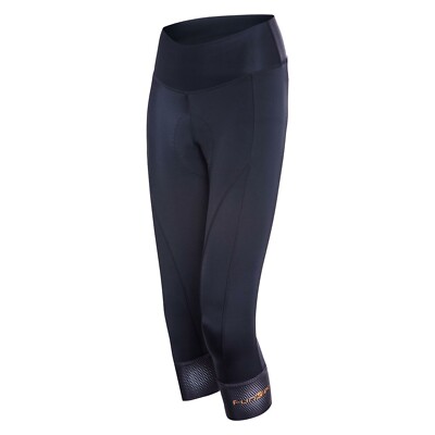 Funkier Bike India Damen-Tights Pro 3/4 schwarz Radfahren Bike X Small neu mit Etikett