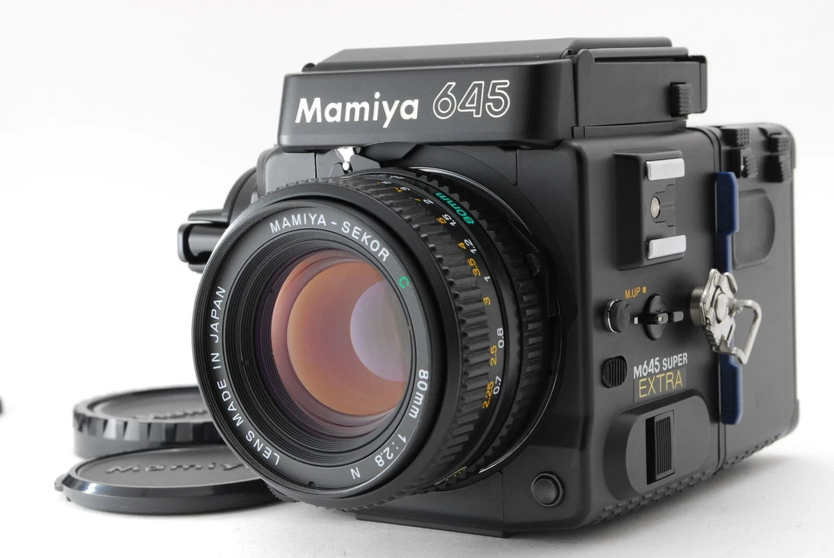 Top Mint】Mamiya M645 Super Waist Level Finder w/ Sekor C 80mm f