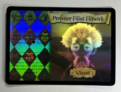 Harry Potter TCG Professor Filius Flitwick Holo Foil 15/116 Base Set LP