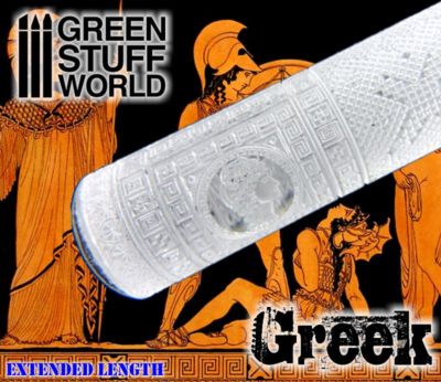 Rolling Pin GREEK Texture Terrain Roller for Wargames and miniature bases Greece