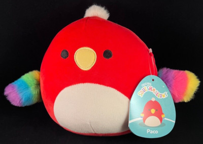 Squishmallow - Paco the Red Parrot - 7'' - NWT
