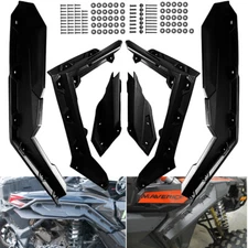 F&R Fender Flares For 2017-2025 Can-Am Maverick X3 Extensions Mud Flaps Guards