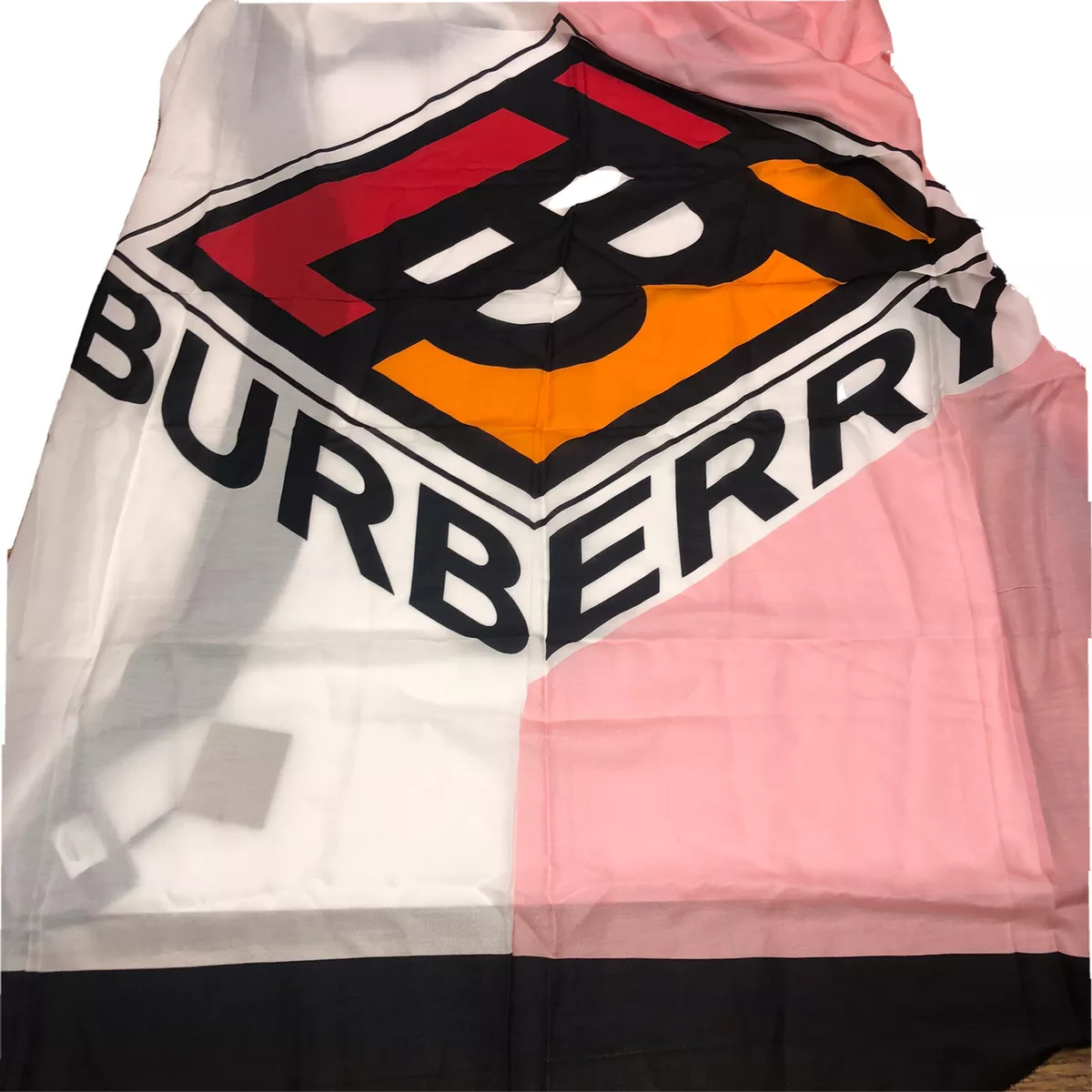 Burberry color cheap block scarf