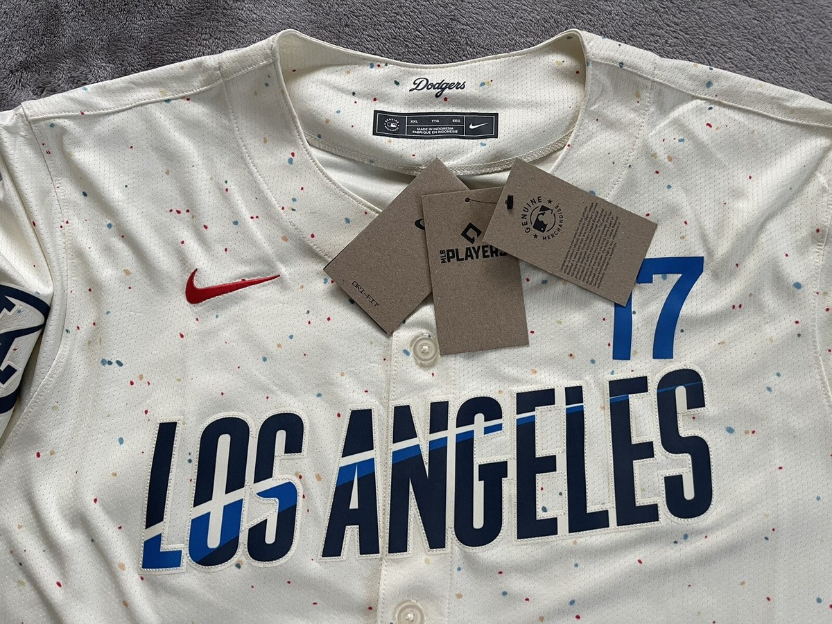 Nike Los Angeles Dodgers Shohei Ohtani Cream Authentic MLB Nike Los Angeles Dodgers Shohei Ohtani Cream Authentic MLB