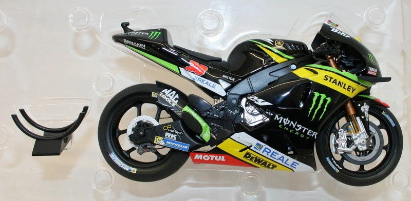 Minichamps 1/12 122 163038 Yamaha YZR-M1 Monster Tech3 Bradley Smith MotoGP 2016 Foto 3 de 4