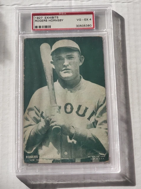 1927 Exponate Rogers Hornsby PSA 4