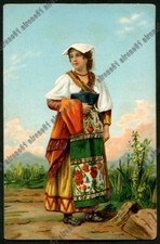 ROME 240 Rome ETHNIC ETHNIC FOLK COSTUME Postcard circa 1910 