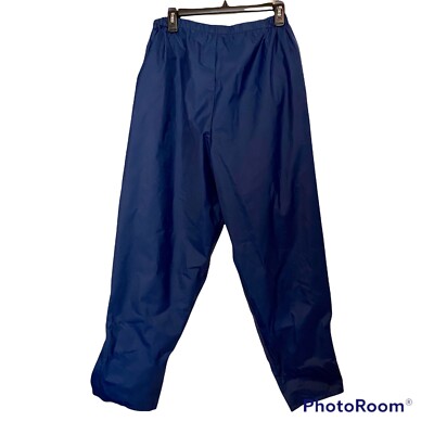 Vintage Pelzer Rainwear Gore-Tex Rain Outdoor Pants Blue Sz XL Zip Pocket  Leg