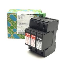 Phoenix Contact VAL-US-120/40/2+1-FM Surge Protector Typ 1 SPD, 120/240VAC 20kA