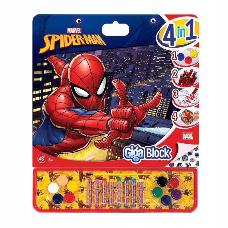 GIOCHERIA GIGA BLOCK 4 IN 1 MARVEL SPIDERMAN