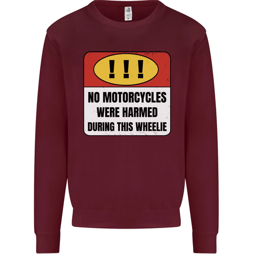 Funny Wheelie Motorbike Motocross MotoX Kids Sweatshirt Jumper - Picture 74 of 90