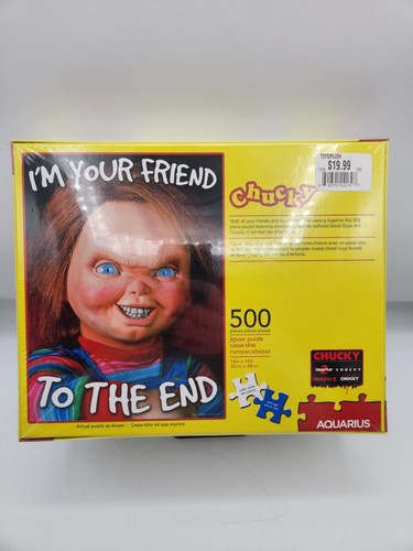 CHILD'S PLAY CHUCKY 500 Piece Horror JigsawPuzzle New 14" x 19" Aquarius - Picture 4 of 9