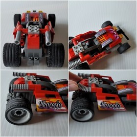 LEGO Racers #8136  Fire Crusher (2007) 100% Complete with Box + Instructions 