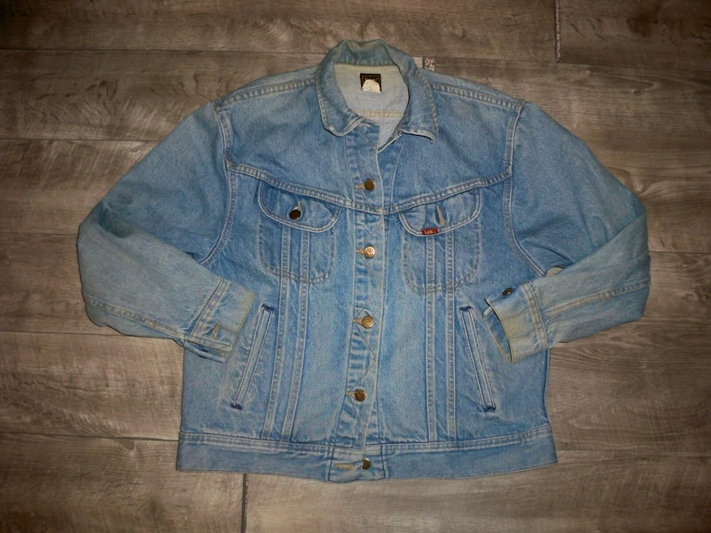 lee riders denim trucker chore work 90s vtg jacket