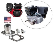 Exhaust Adaptor Male 1" Flange for: Predator Max 459cc, XP16HPE, XP18HPE 457cc