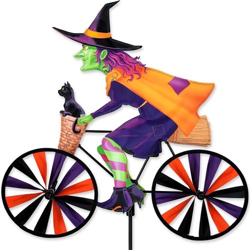 Halloween Witch Bike Bicycle Wind Spinner 20"
