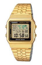 OROLOGIO CASIO A-500WGA-1E SERIE VINTAGE DIGITALE POLSO ORO GOLD CLASSICO