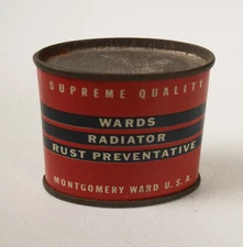 Wards Radiator Rust Preventative (J4R) Red & Black Tin (JSF6) 1.75 Oz Sealed
