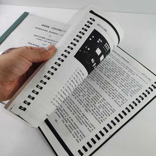 Diesel Locomotive Operating Manual No. 2313 2312 Model GP7 Switcher Photocopies - Picture 8 of 23
