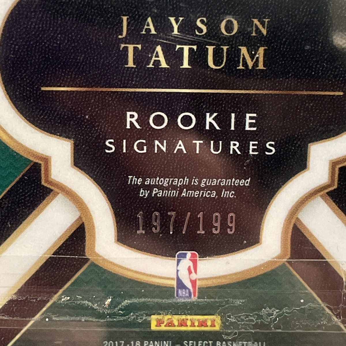 2017-18 Select Prizm JAYSON TATUM Rookie Signatures Auto /199 BGS