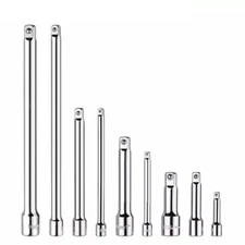 EXTENSION BARS 1/4" 3/8" 1/2"DRIVE SOCKET EXTENSION BAR  2,3,4,5,6,10" LENGTHS