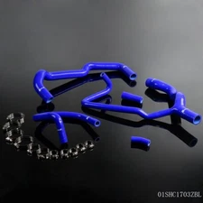 FIT FOR 1995-2004 PEUGEOT 306/406 BLUE SILICONE RADIATOR HOSE CLAMPS PIPE KITS