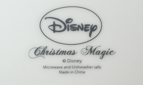 Disney Christmas Magic Ceramic Mickey Mouse Plate 8 in Holiday Decor - Picture 4 of 4