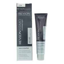 Color de cabello rubio avellana oscuro Revlon Revlonissimo Colorsmetique 6,34 60 ml para mujer