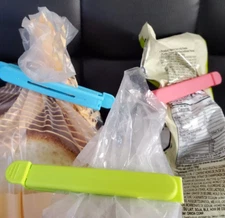 12Pcs Sealing Clips For Food And Snack Bag 2.75" 4.33" 6.29" Barrette-style New