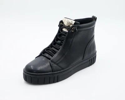 MARCO TOZZI Stiefeletten Sneaker Memory Foam Reißverschluss Synthetik schwarz