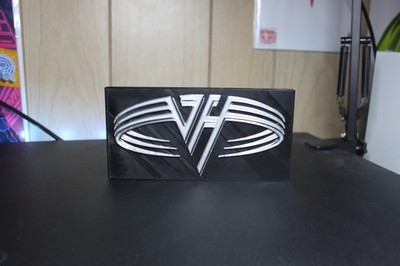 Van Halen 3D printed Logo Sign Wall Desk Shelf Art